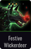 Sentinel Festive Wickerdeer